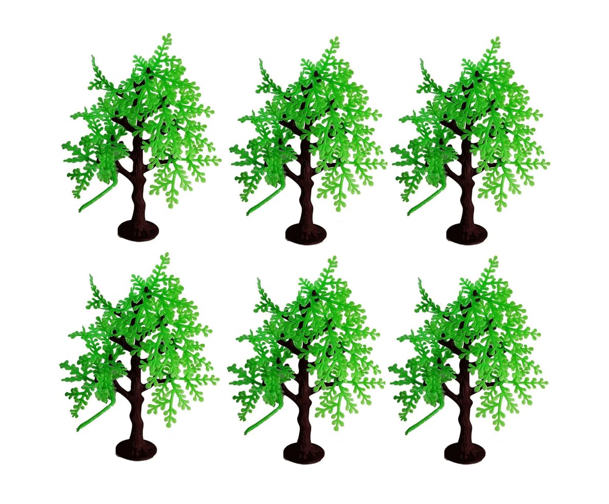 Amazon.com: 6PC Mini Artificial Jungle Trees – Wide Bushy & Tall